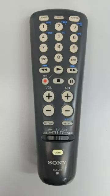 Sony OEM RM-V21 Universal Remote Control TV VCR Cable Box