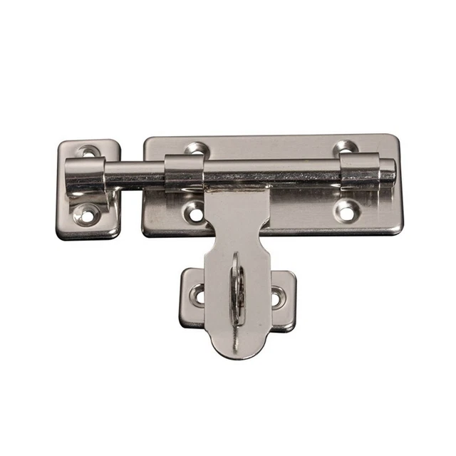 1x Stainless Steel Large Slide Door Latch Heavy Duty Lock Garage Gate Drop Bolt