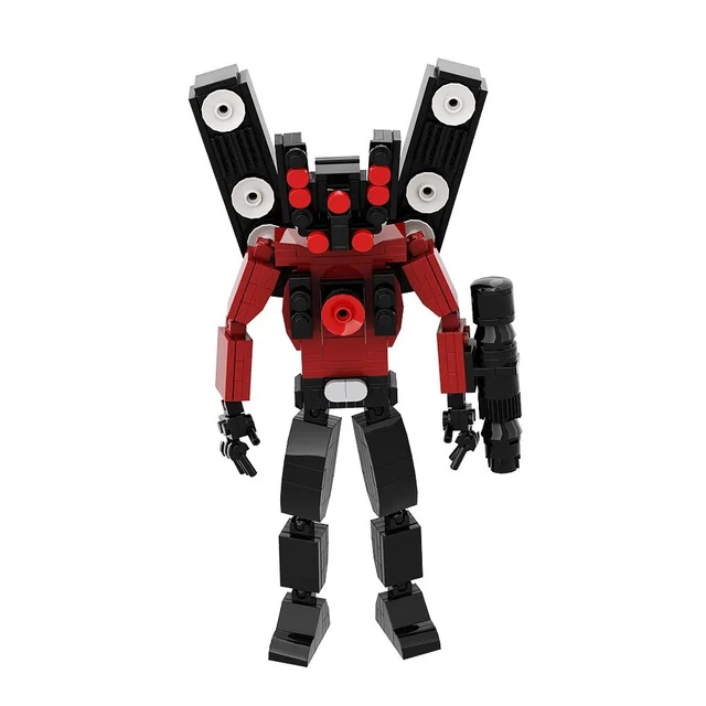 Skibidi Toilet Titan Bouwstenen Speelgoed Cameraman Speaker Klok TV Man Monitor Actiefiguur Model Horror Game Multiverse Opgewaardeerde Volwassenen Verjaardag Kids Fans Verzamelbare D