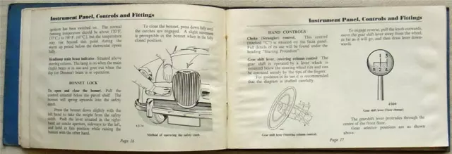 SINGER GAZELLE SERIES IIIA Car Owners Handbook 1959-60 #IB 334 3