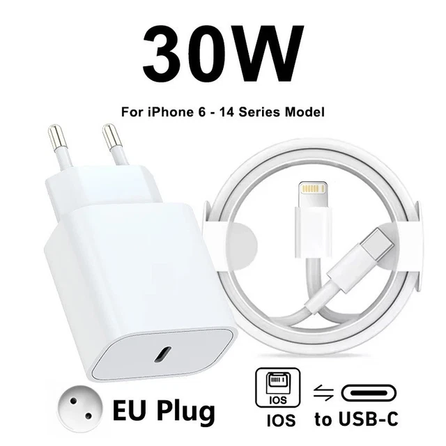 Chargeur USB-A Fairplay Milano 12W, 5V 2.4A - Noir/Blanc, Neuf