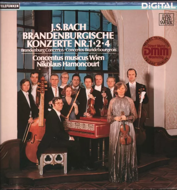 642823AZ Concentus Musicus Wien / Nikolaus Harnoncourt J.s. Bach