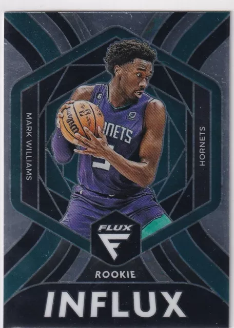 2022-23 Panini Flux NBA Basketball No. 4 Mark Williams Influx Rookie