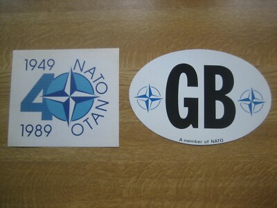 RARE NORTH ATLANTIC Treaty Organisation NATO 40th Anniversary and GB ...