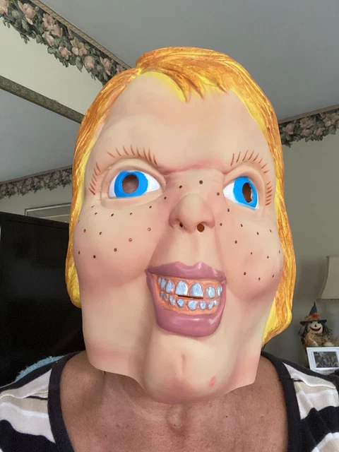 New! Childs Play Chucky Rubber Halloween Mask Horror Universal Adult Size