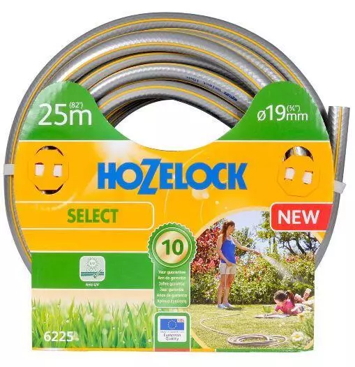 Hozelock 25 Meter Select Garden Hose 19 mm Diameter 4 Layer Tricoflex Hose