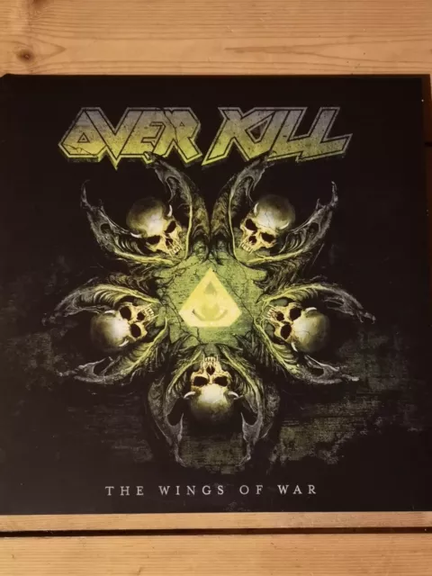 Overkill - The Wings Of War   Limited 300  Splatter Green Vinyl  First Press