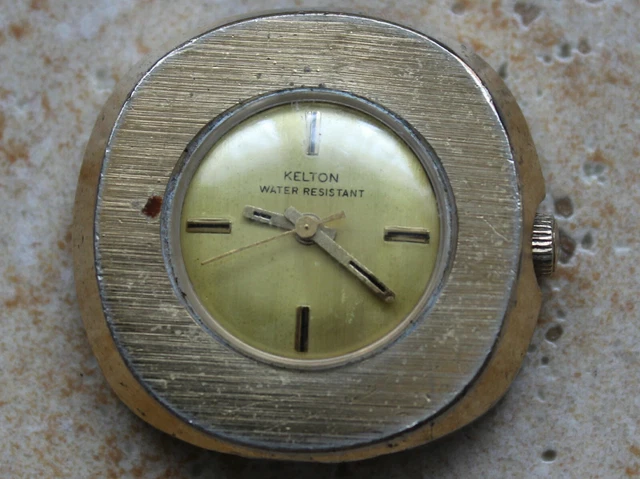Montre Vintage Kelton - Étanche, Pour Pièces Ou Réparation, Occasion