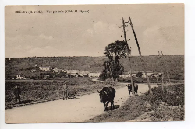 BRULEY, environs de TOUL Meurthe et moselle CPA 54 cliché Segault vue generale