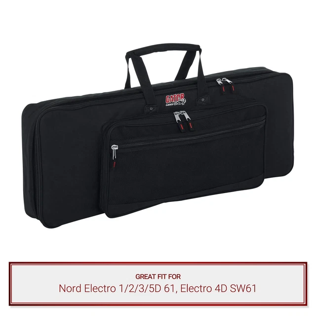 Gator Keyboard Case fits Nord Electro 1/2/3/5D 61, Electro 4D SW61
