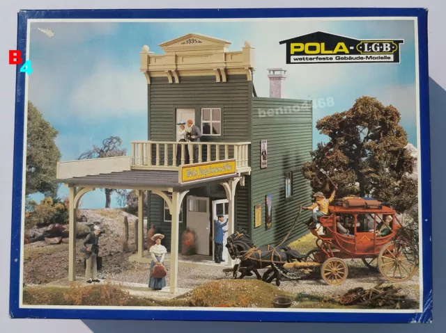 Pola G 1805 WELLS FARGO STATION Piko LGB Western HAUS Kit Bausatz OVP NEU TOP