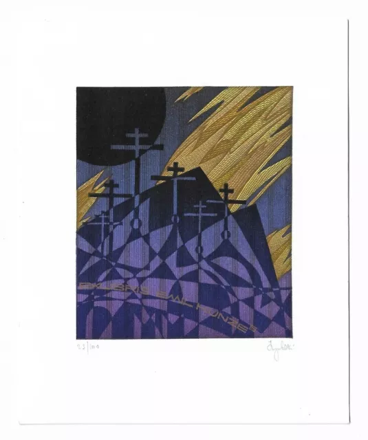 GENNADY PUGACHEVSKY: Exlibris für Emil Kunze