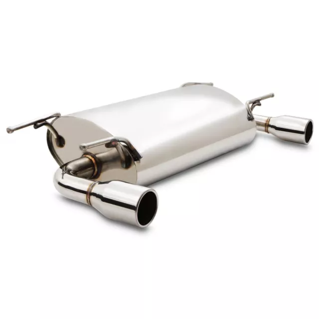 3" Stainless Exhaust Rear Silencer Backbox For Mazda Mx5 Mx-5 Nc 1.8 2.0 05-15