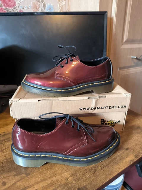 Patent cherry red doc martens clearance