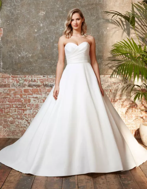 THIS SEASON ANNA Sorrano Wed2b Colleen Wedding Dress A-Line