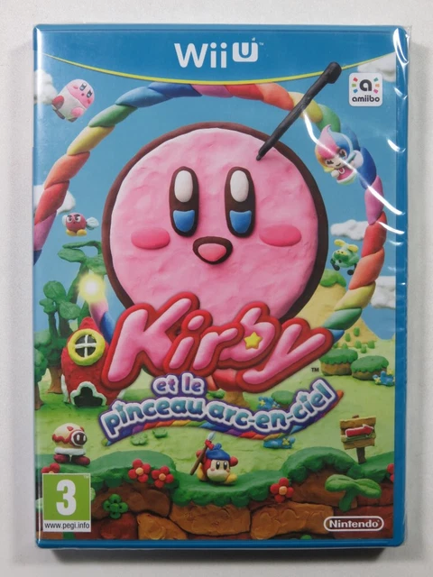 Kirby Et Le Pinceau Arc-En-Ciel Nintendo Wiiu Pal-Fra (Neuf - Brand New)