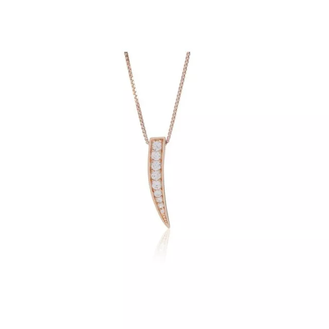 Sif Jakobs Pila Pendant - Rose Gold with Rhodium - New RRP £99.00