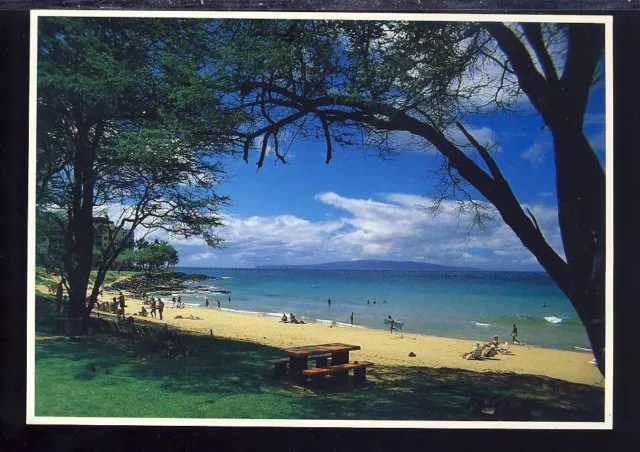VTG Postcard, 1986, Kamaole Beach, Maui Hawaii, (Impact Photography)
