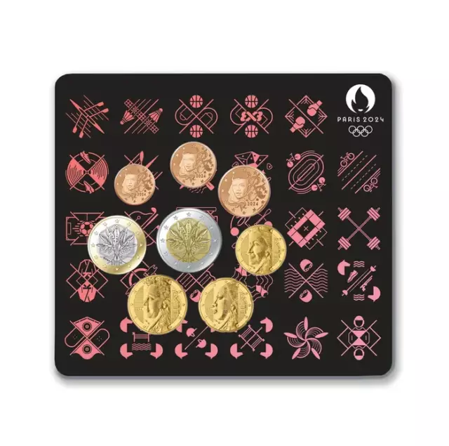 JO PARIS 2024 Miniset Pictogrammes Olympiques Monnaie de Paris RARE