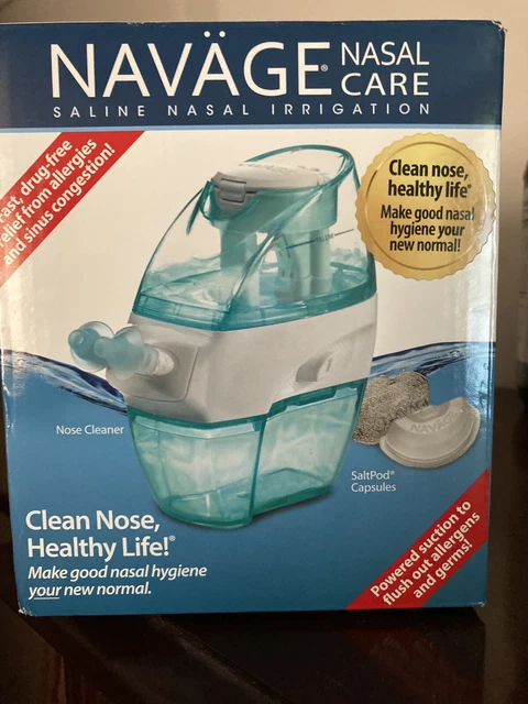 Paquete limpiador de nariz para iniciador de riego Navage Nasal Care, 20 SaltPods vencimiento 1/25