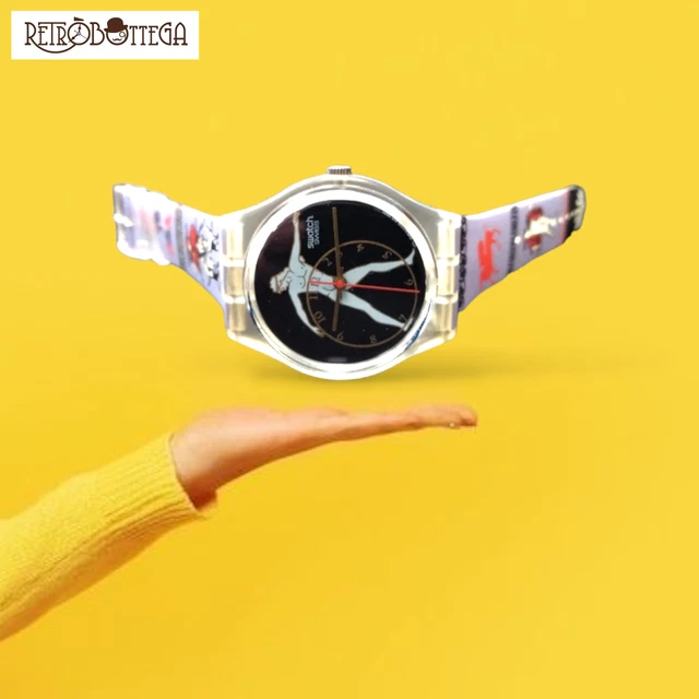 Orologio Da Polso SWATCH Modello DISCOBOLUS GK141 Anno 1991 Da Collezione Nuovo