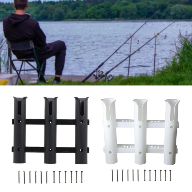 3 Tube Fishing Rod Holder Fishing Gear Fishing Pole Rack for Canoe Car Truck