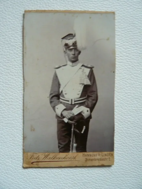 CDV Foto, Offizier, 2. Hannoversches Dragoner-Regiment Nr. 16