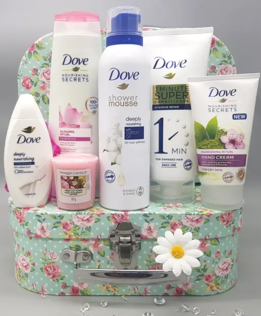 Ladies Luxury Dove Toiletries Gift Set  Pamper Hamper For Her Mum Nanny wife
