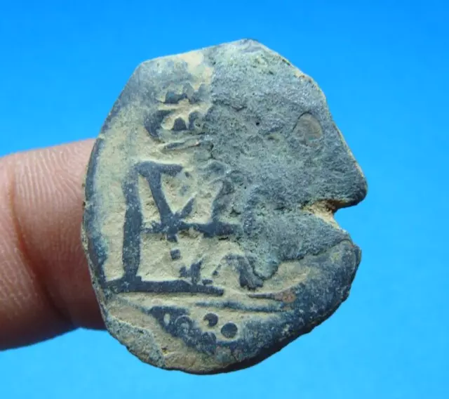1600s MARAVEDIS ANTIQUE PIRATE COB COIN SPANISH COLONIAL SHIPWRECK ERA TREASURE