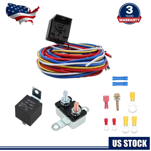 40205G ELECTRIC FUEL Pump Harness and Relay Wiring Kit Heavy Duty 18.