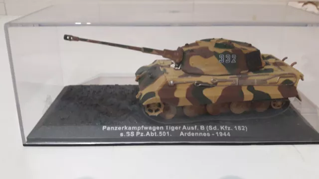 Modellino carro armato Panzerkampfwagen Tiger Ausf. B