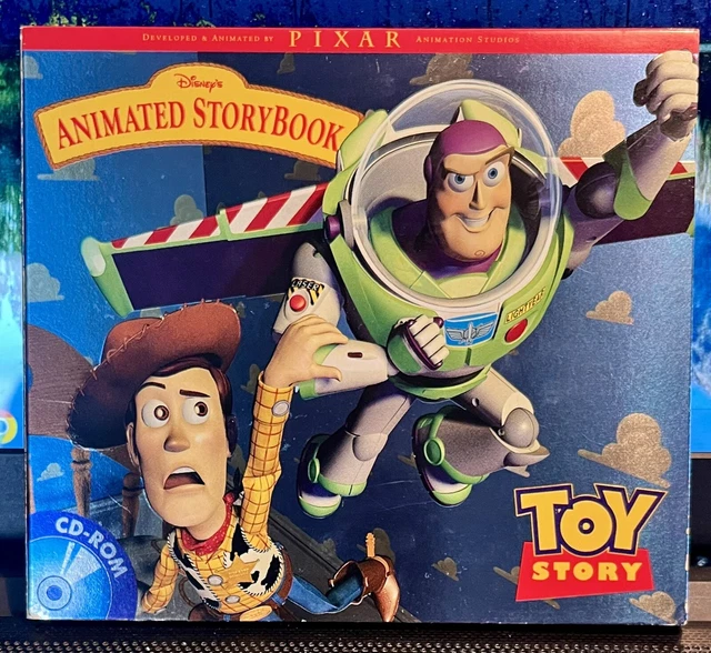 DISNEY'S TOY STORY Animated StoryBook (Windows/Mac, 1996) PIXAR CD-ROM ...