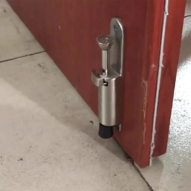 Door Stopper 1 Pcs Stainless Steel Stop Buffer Gate Door Foot Stopper Hardware