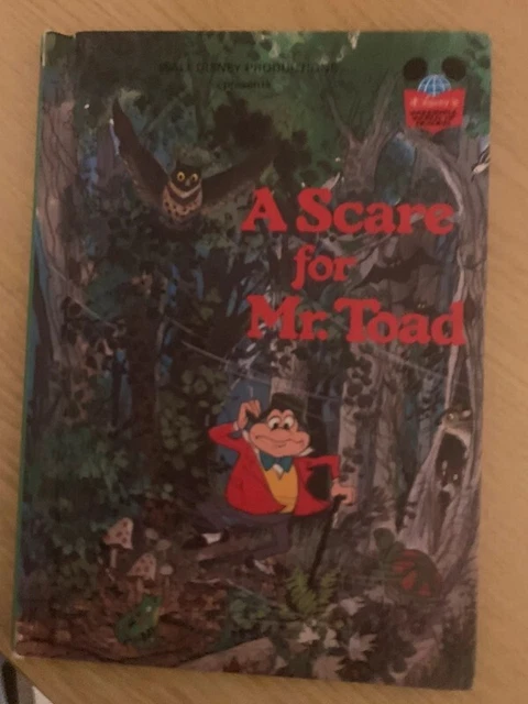 DISNEYS WONDERFUL WORLD of Reading A Scare for Mr Toad 1985 £2.00 ...