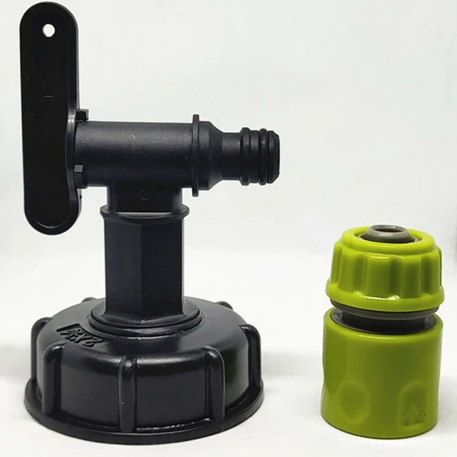 Raccord De Vidange Pour Aquarium – Bouchon Et Adaptateur Pour Tuyau D'arrosage, Diamètre 25-30 Mm – En PVC, Résistant