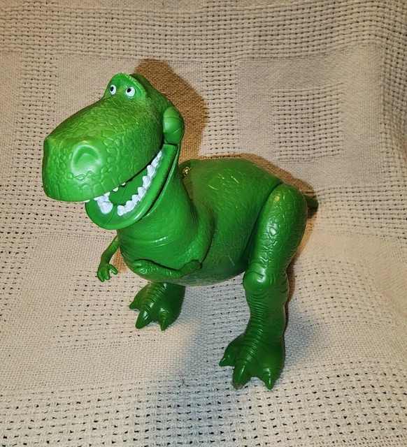 DISNEY PIXAR TOY Story Rex Dinosaur Posable Figure Mattel 7" Tall T Rex