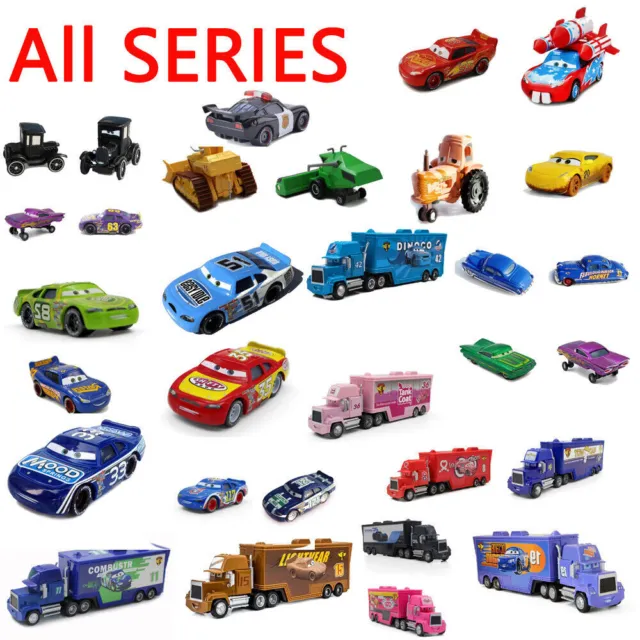 Lightning McQueen 1:55 Diecast Model Car Toys Gift Loose Disney Pixar Cars Lot 2