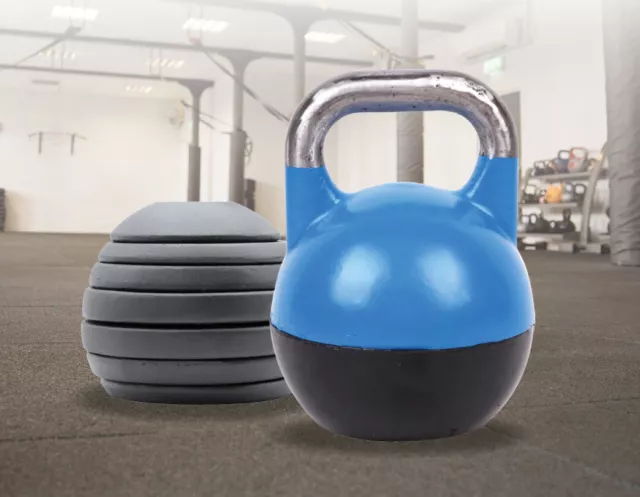 Adjustable 16/32KG Pro-Grade Steel Kettlebell Weight Set Home Gym