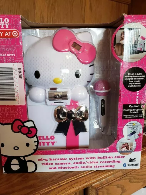 Hello Kitty KT2003B CD Karaoke System/CD Player