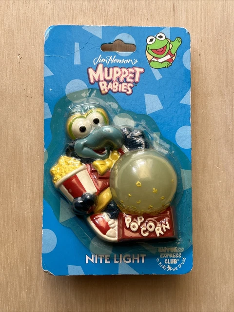 Vintage Jim Henson Muppet Babies Gonzo Nite Light Happiness Express Night Light
