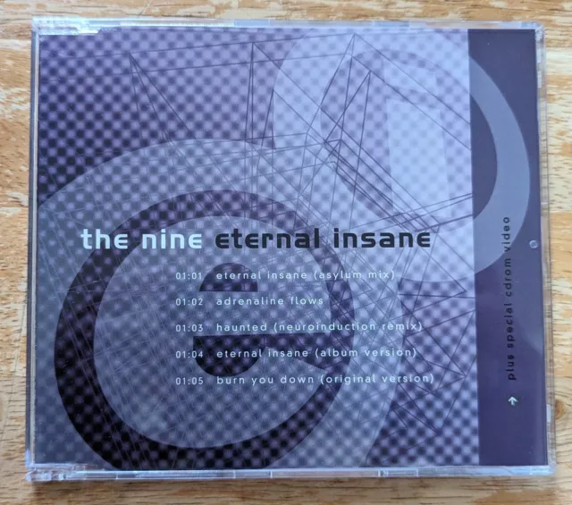 The Nine- Eternal Insane CDS- 5TRK MAXI-SINGLE! ENHANCED! SYNTH-POP! A DIFF DRUM