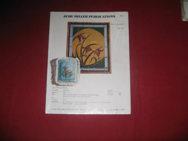 Tiffany-Vorlagen , Fensterbilder , Judy Miller , JM 5 Oriental Iris