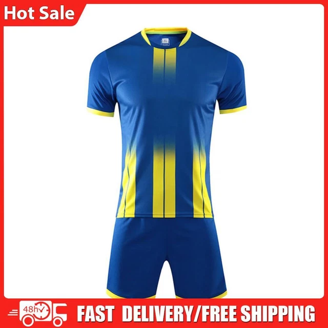 Quick-Dry Football Uniform Breathable Training Suit Exercise Match for Men Women