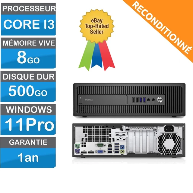 HP EliteDesk 800 G3 SFF - Unité centrale ... - Bureau Vallée