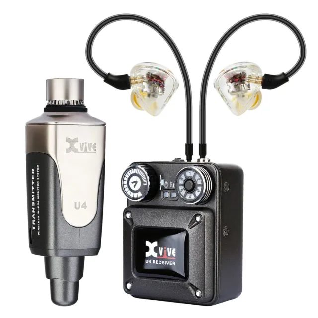 Xvive In-Ear Monitor Wireless System mit T9 In-Ear Monitoren und Reisetasche