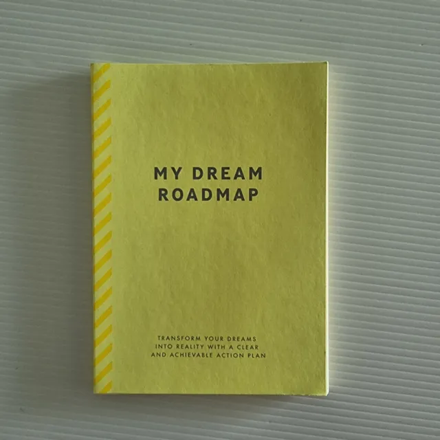 Kikki K A5 My Dream Roadmap Notebook Action Plan Inspiration Yellow Goals