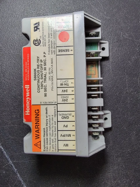 Furnace Control Circuit Board S8660K Honeywell