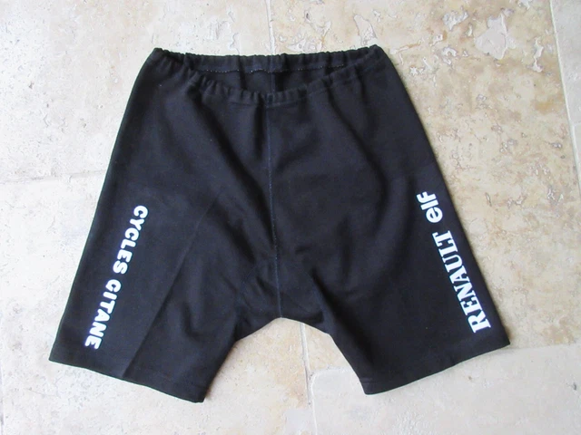 CUISSARD CYCLISTE RENAULT ELF GITANE vintage cycling short HINAULT