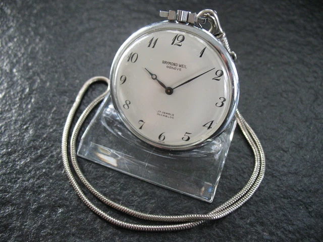 Jewelrywe Orologio da Tasca a Quarzo Hollow Collana in Lega Orologio