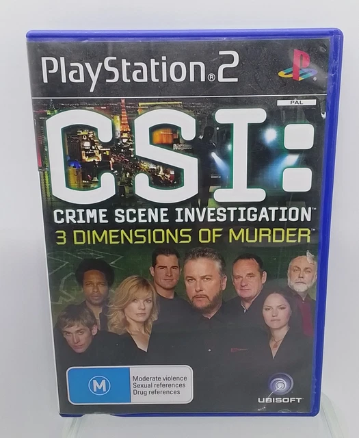 CSI: CRIME SCENE Investigation 3 Dimension Of Murder - PS2 EUR 6,96 ...